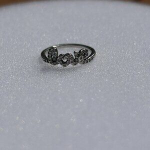 Authentic Pandora Signature of Love Ring